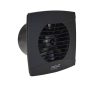 Cata UC-10 Hygro fekete ventilátor utószellőztető és páraérzékelő funkcióval, fordulatszám állítási lehetőséggel, pillangószeleppel