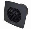 Cata UC-10 Hygro fekete ventilátor utószellőztető és páraérzékelő funkcióval, fordulatszám állítási lehetőséggel, pillangószeleppel