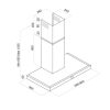 Davoline - Páraelszívó Box Plus 90 cm