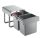 EKOTECH - Beépíthető hulladékgyűjtő EKKO 40 - 1x16 liter+2x8 liter