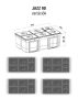 EKOTECH - Beépíthető hulladékgyűjtő JAZZ 90 - 4x12 liter+3x5 liter