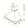 Kdesign - Páraelszívó PETRA 90 natúr T500 - Fehér