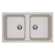 ELLECI - Mosogatótálca Life 450 86x50 Granitek 2m. G39 Bianco soft