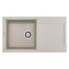 ELLECI - Mosogatótálca Easy 290 78x43.5 Granitek egymedence + csepptálca G39 Bianco soft