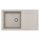 ELLECI - Mosogatótálca Easy 290 78x43.5 Granitek egymedence + csepptálca G39 Bianco soft