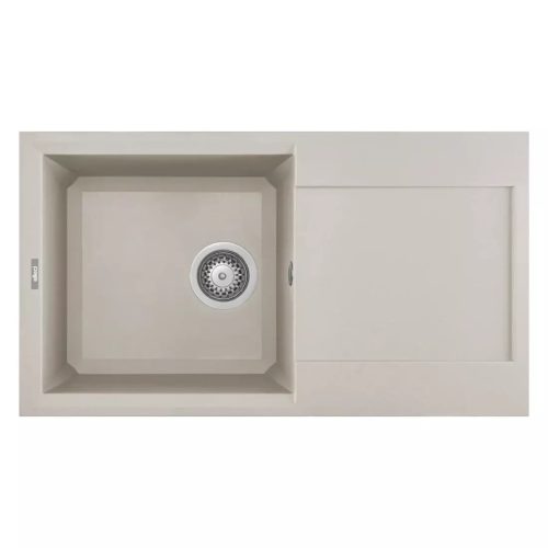 ELLECI - Mosogatótálca Easy 290 78x43.5 Granitek egymedence + csepptálca G39 Bianco soft
