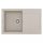 ELLECI - Mosogatótálca Easy 300 79x50 Granitek egymedence + csepptálca G39 Bianco soft