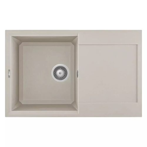 ELLECI - Mosogatótálca Easy 300 79x50 Granitek egymedence + csepptálca G39 Bianco soft