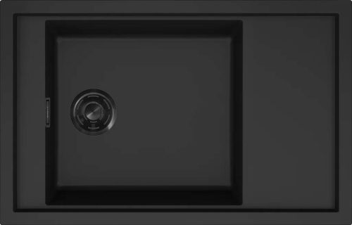ELLECI - Mosogatótálca Sintesi 305 Keratek K86 Black fekete tartozékokkal