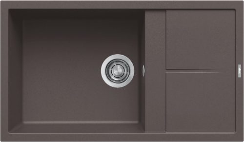 ELLECI- Mosogatótálca Unico 410 86x50 Keratek 1 m. +cseppt. K87 Cocoa