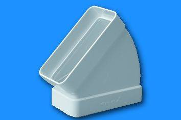 GONAL TP-1075 lapos csatorna 45° vízszintes, 55x220