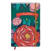 Napló Clairefontaine Frida Kahlo A/6 80 lapos, kemény fedeles, sima, gumis záródás, vegyes minta