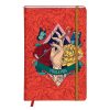 Napló Clairefontaine Frida Kahlo A/6 80 lapos, kemény fedeles, sima, gumis záródás, vegyes minta