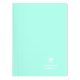 Spirálfüzet Clairefontaine Koverbook Blush A/4 80 lapos PP borítású vonalas menta