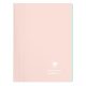 Spirálfüzet Clairefontaine Koverbook Blush A/4 80 lapos PP borítású vonalas púderrózsaszín