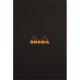 Jegyzettömb Clairefontaine Rhodia Black A/6 80 lapos kockás
