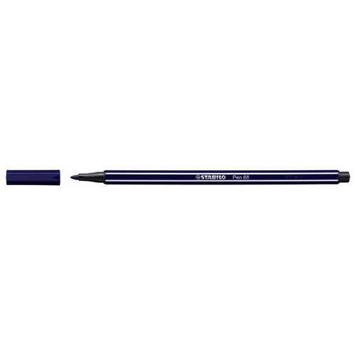Rostirón Stabilo Pen 68 1,0 mm éjkék